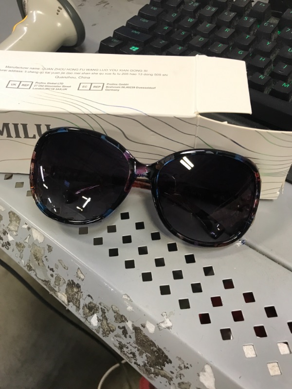 Photo 3 of FIMILU Classic Oversized Sunglasses for Women Polarized 100% UV400 Protection Lenses Ladies Fashion Retro HD Sun Glasses