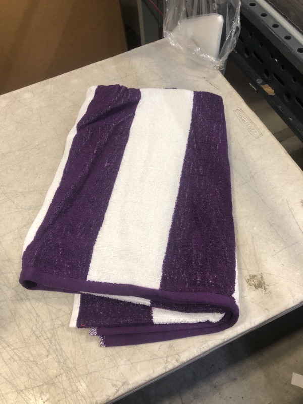 Photo 1 of Beach towel purple