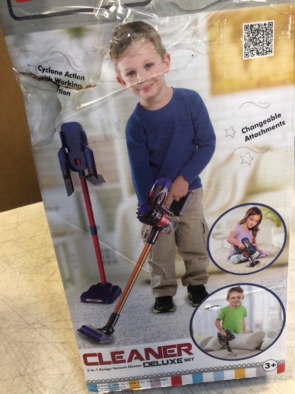Photo 1 of cleaner 3-in-1 design vacuum cleaner deluxe set toy