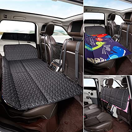 Photo 1 of ABE Non-Inflatable Car Mattress,Double-Sided Folding Car Bed Mattress SUV,Portable SUV Mattress, Car Camping Mattress Back Seat,Car Travel Camping Mattress for Sleeping(Dinosaur World)