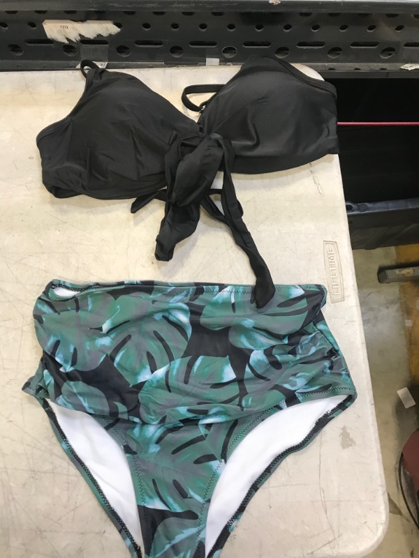 Photo 1 of 2 piece bathing suit size large 