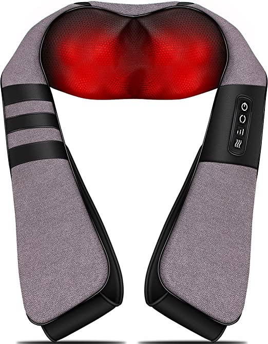 Photo 1 of Massagers for Neck and Back Pain Relief,Great Gifts for Women/Men/Dad/Mom Birthday,Shiatsu Shoulder Foot Massager with Heat,Deep Tissue Massage Pillow for Body Muscle Kneading
