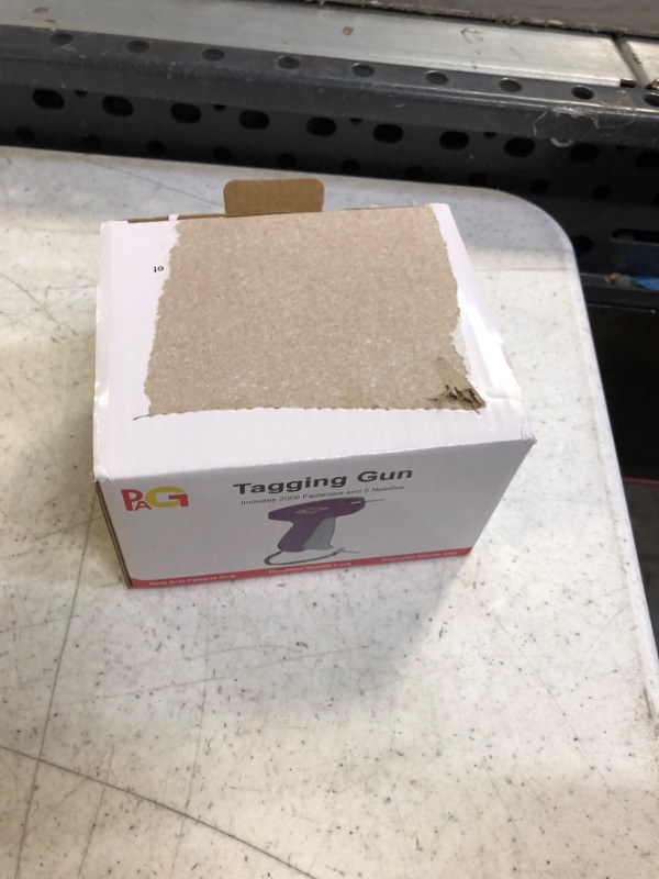 Photo 1 of PAG Standard Tagging Gun Price Tag Attacher Gun for Clothing with 5 Needles and 2000 2" Barbs Fasteners, Purple