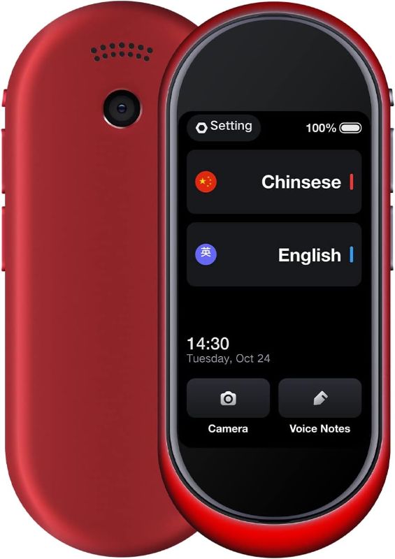 Photo 1 of Youdao Language Translator Device 2.0 Pro | Offline Translator with Camera/WiFi/Recording/PhotoTranslation | Instant Two-Way Voice Translation Support 43 Languages…
