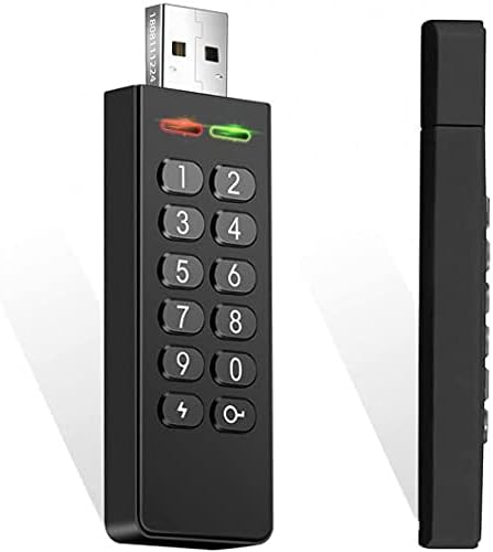 Photo 1 of Encrypted USB Drive, INNÔPLUS Secure Flash Drive 256-bit 32 GB, U Disk USB 2.0, Hardware Password Memory Stick for Personal Protection, Aluminum Shell with FIPS Validated, Military Encryption Keypad
