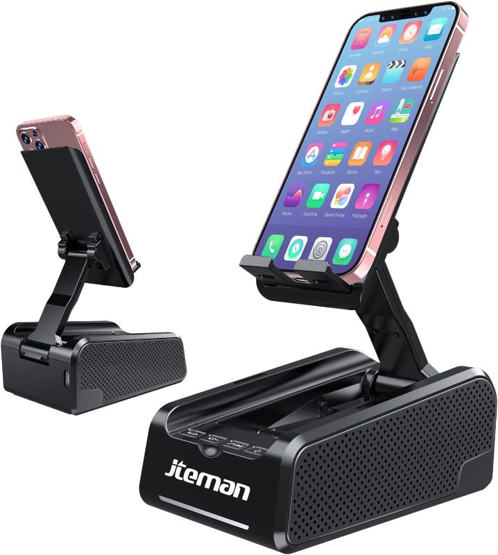 Photo 1 of JTEMAN Gifts for Men Women, Phone Stand Wireless Bluetooth Speaker,Desktop Kitchen Gadgets Phone Stand,Portable Phone Stand with Speaker,Gifts Birthday for Women Men,Gifts Ideas for Everyone
