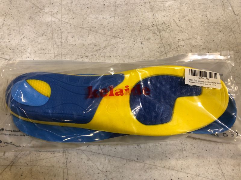 Photo 1 of Orthotics Arch Support Work Insoles - Gel Shoe Inserts for Plantar Fasciitis, Heel Pain, Heel Spur, and Foot Fatigue Relief - Insoles for Standing All Day Blue L (Men 11-12.5/Women 12-13.5)