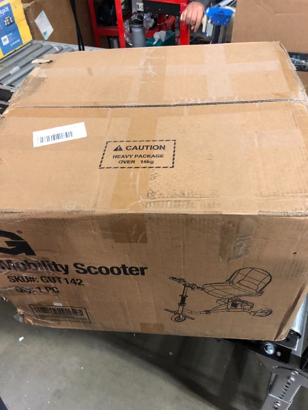 Photo 1 of G 3 Wheel Folding Mobility Scooter Basic - Electric Powered, Airline Friendly - Long Range Travel w/ 2 Detachable 48V Lithium-ion Batteries and Charger Max Load of 275lbs