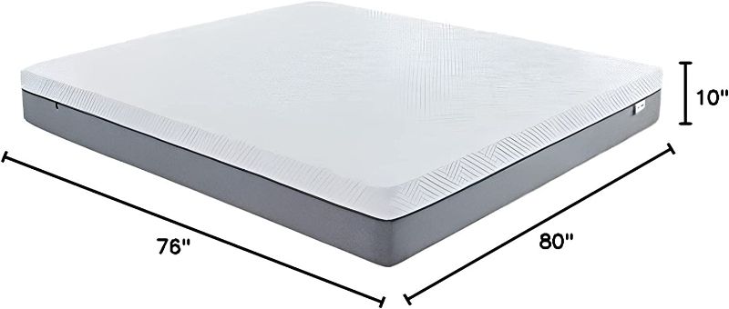 Photo 1 of  King Mattress, 10 inch Gel Memory Foam King Size Mattress for Cool Sleep & Pressure Relief, Medium Firm Bed Mattress, Bliss