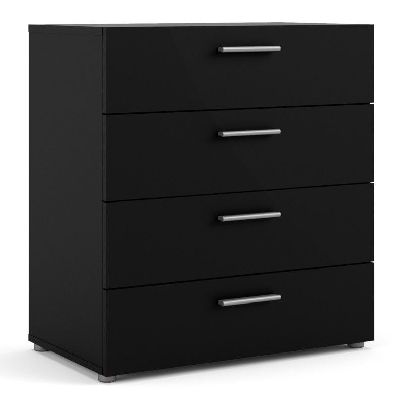 Photo 1 of PEPE CHEST OF 4 DRAWERS IN BLACK
