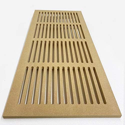 Photo 1 of 8 inch x 32 inch   Unfinished MDF Vent Cover - Wood Register Cold Air Return Wall Vent Unfinished - Custom Made
