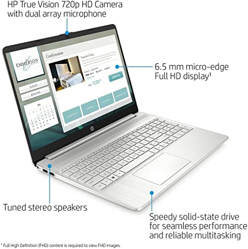 Photo 2 of HP - 17.3' Laptop - Intel Core I3 - 8GB Memory - 256GB SSD - Natural Silver Notebook 17-by4013dx
