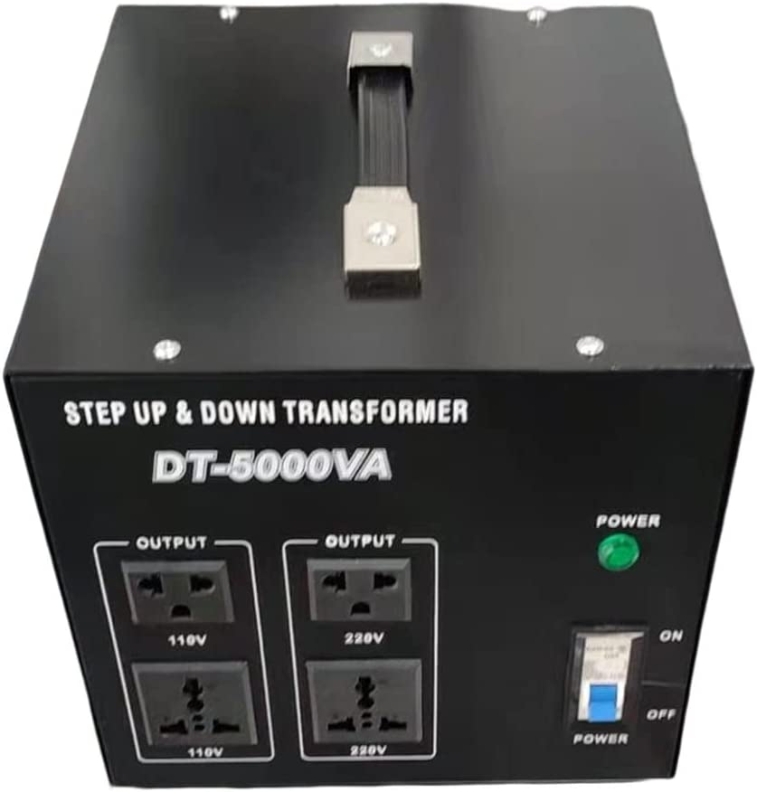 Photo 1 of 5000W Voltage Converter Transformer 110/120V to 220/240V Step Up/Down AC Power Converter Includes US Power Cord (5000w)
