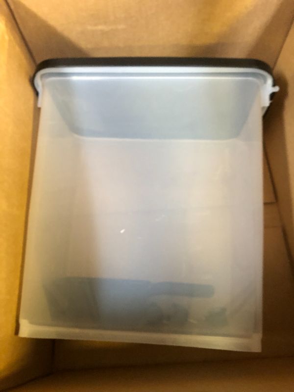 Photo 1 of 2 CLEAR SETS OF PLASTIC CONTAINERS FOR DOG FOOD SMALL/LARGE