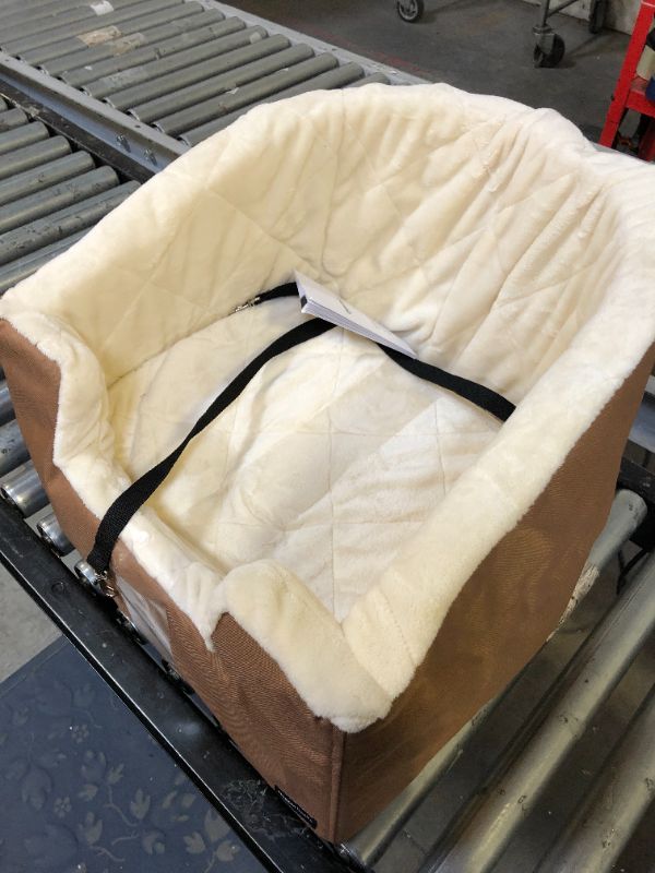 Photo 1 of Amazon Basics Pet Car Booster Bucket Seat Tan Large