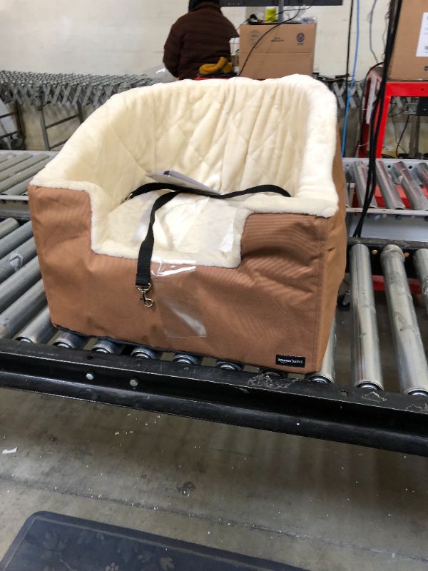 Photo 1 of Amazon Basics Pet Car Booster Bucket Seat Tan Large