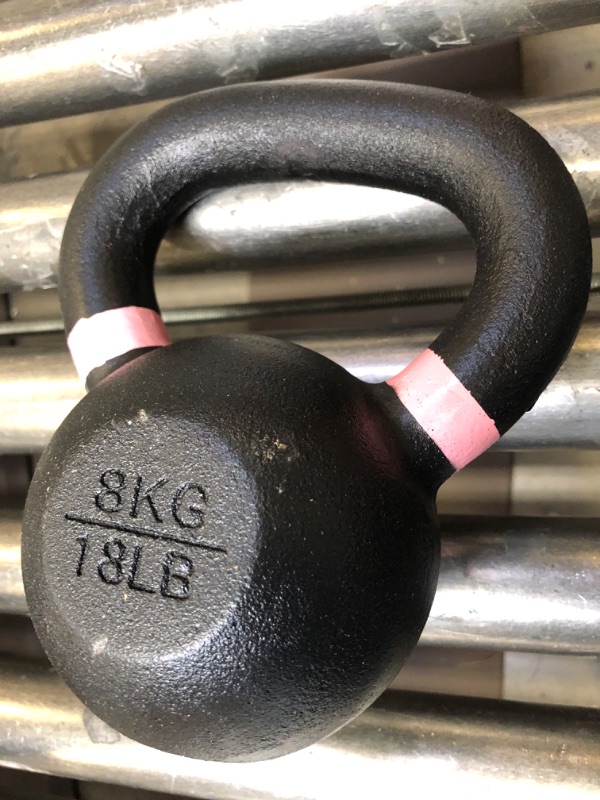 Photo 2 of 18lb Powder Coated Kettlebell