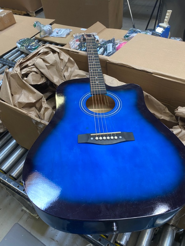 Photo 1 of ACOUSTIC GUITAR BLUE 