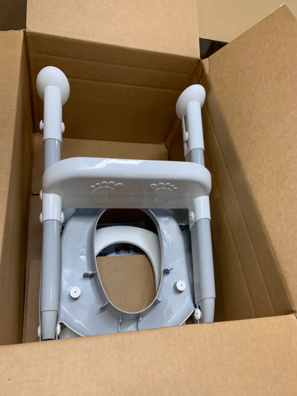 Photo 1 of Baby potty Training Stool --- Box Packaging Damaged, Moderate Use, Dirty From Previous Use
