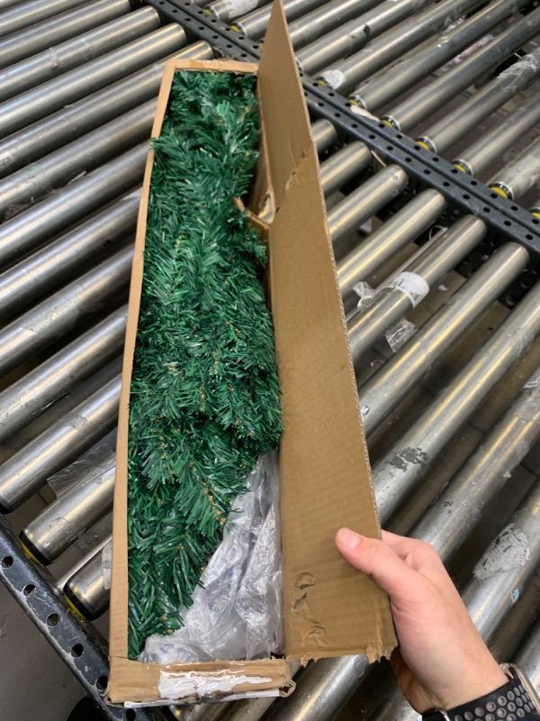 Photo 3 of 4 Ft Premium Christmas Tree with 320 Tips for Fullness - Artificial Canadian Fir Full Bodied Small Christmas Tree with Metal Stand, Lightweight and Easy to Assemble 4FT --- Box Packaging Damaged, Item is New

