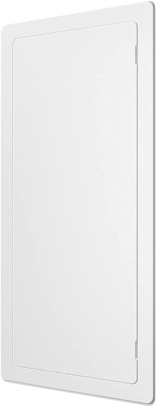 Photo 1 of Access Panel for Drywall - 14 x 29 inch - Wall Hole Cover - Access Door - Plumbing Access Panel for Drywall - Heavy Durable Plastic White --- Box Packaging Damaged, Item is New

