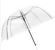 Photo 1 of 46 Inch Clear Bubble Umbrella J Handle Automatic Open Umbrella  --- No Box Packaging, Item is New
