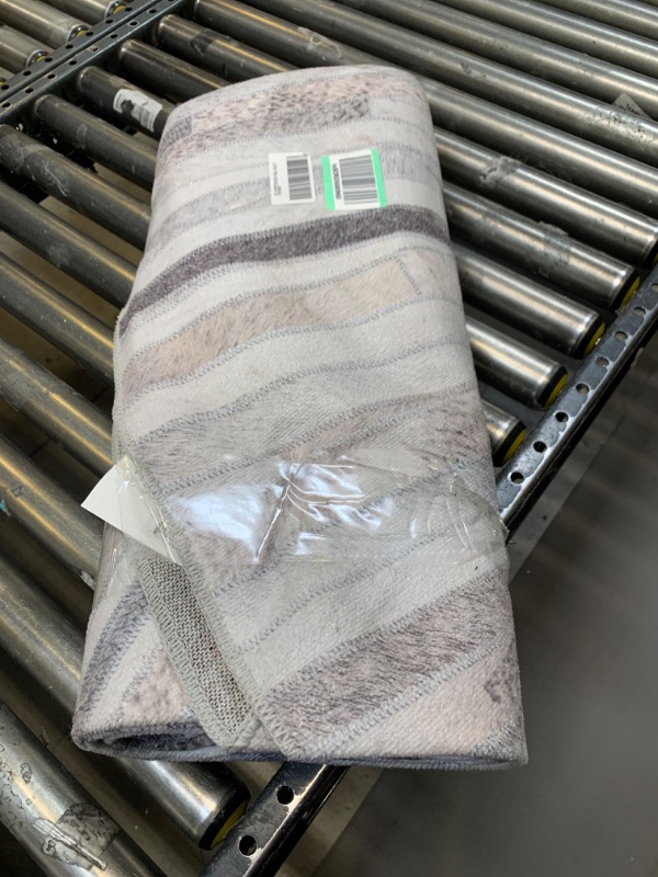 Photo 1 of 8'x8 Modern Geometric Rug --- No Box Packaging, Minor Use, Item is Dirty From Previous Use
