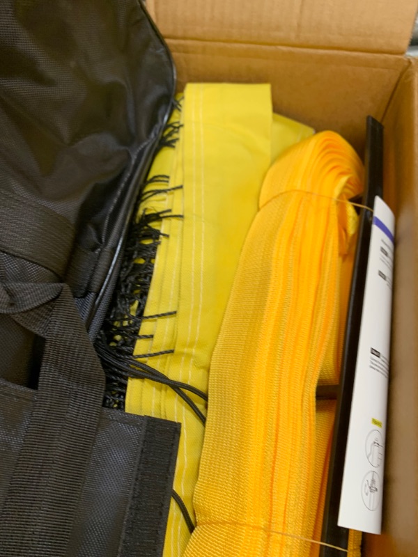 Photo 1 of Airist Heavy Duty Volleyball Net Outdoor with Steel Anti-Sag System, Adjustable Aluminum Poles, Professional Volleyball Nets Set for Backyard and Beach, Volleyball and Carrying Bag --- Box Packaging Damaged, Item is New, Item is Missing Parts

