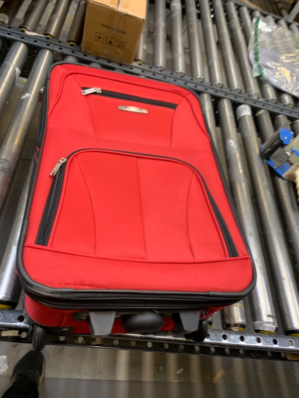 Photo 1 of 20" Red Luggage Bag --- No Box Packaging Moderate Use, Dirty From Previous Use
