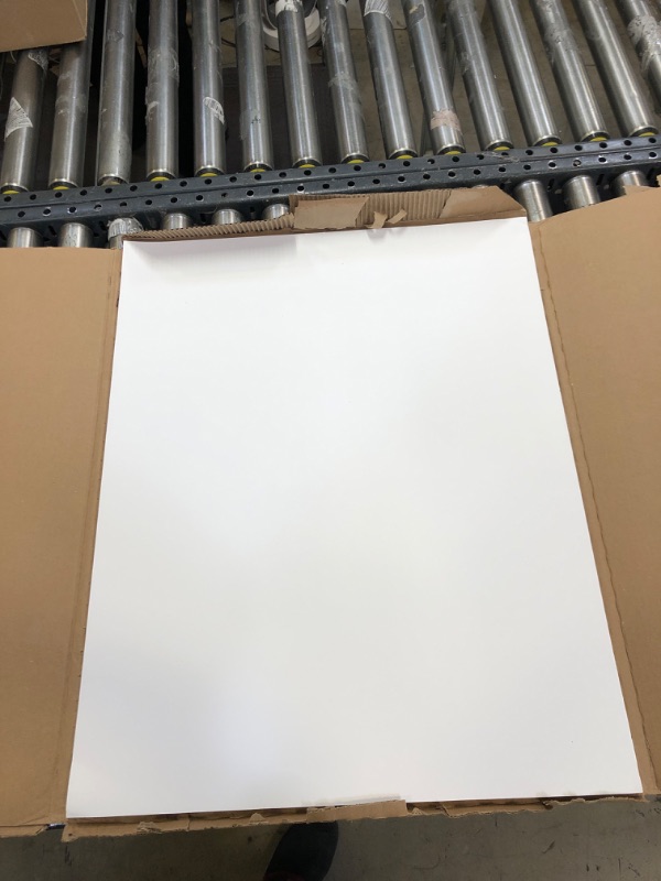 Photo 2 of Pacon 4-Ply Railroad Board, White, 22" x 28", 25 Sheets