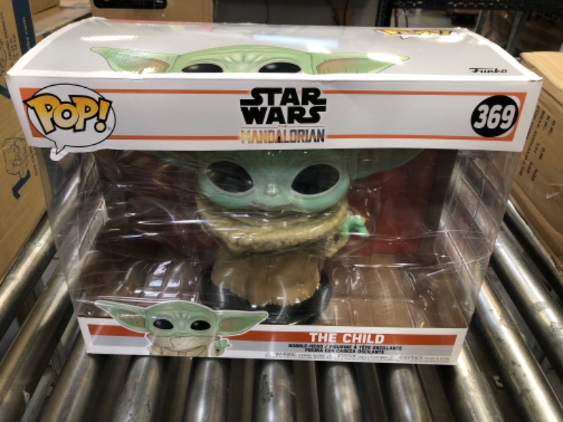 Photo 2 of Funko Pop! Star Wars: The Mandalorian - The Child, 10" Super Sized Pop! 10 inches
