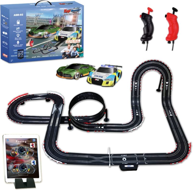 Photo 1 of AGM MASTECH Slot car Set with Racing Assistant APP No.ASR-02 1:43 Scale
