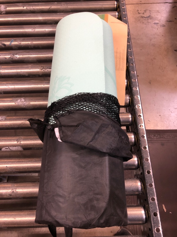 Photo 1 of 24"x 69" Teal Yoga Mat