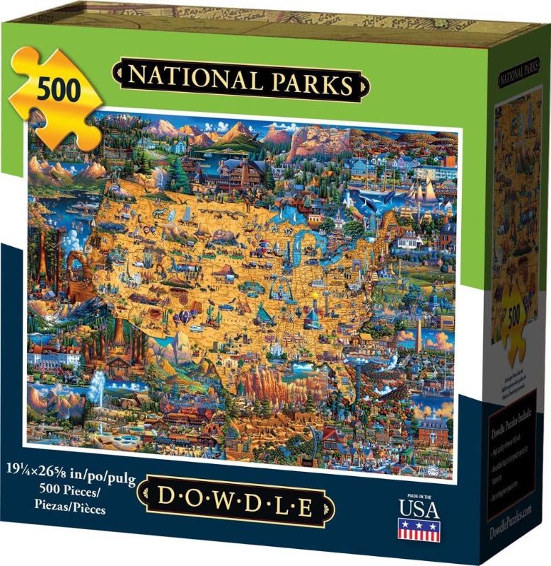 Photo 1 of Dowdle Jigsaw Puzzle - National Parks - 500 Piece
