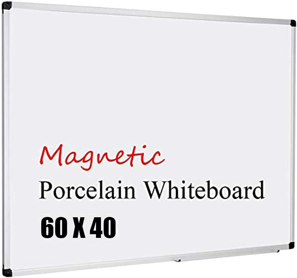 Photo 1 of XBoard Porcelain Magnetic Dry Erase Board with Aluminum Frame, 60 x 40 Inch Whiteboard for Home, Office and School
