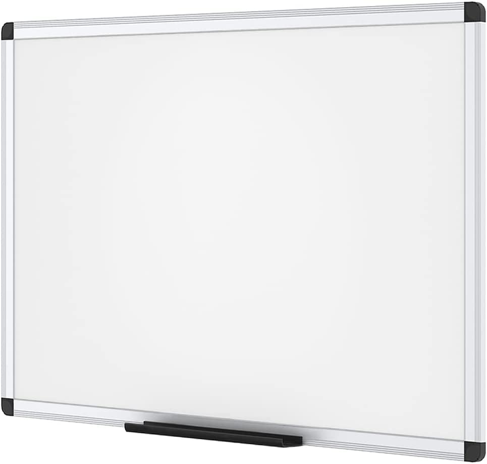 Photo 1 of VIZ-PRO Magnetic Dry Erase Board, 36 X 24 Inches, Silver Aluminium Frame
