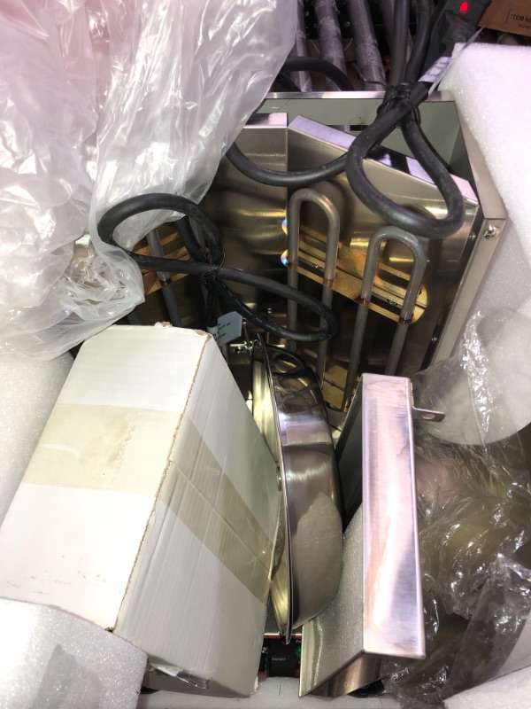 Photo 1 of Wantjoin Gas Vertical Shawarma Machine Doner Kebab Grill Gyro Rotisserie Oven Meat Broiler with 2 Burner for Commercial Restaurant Kitchen
