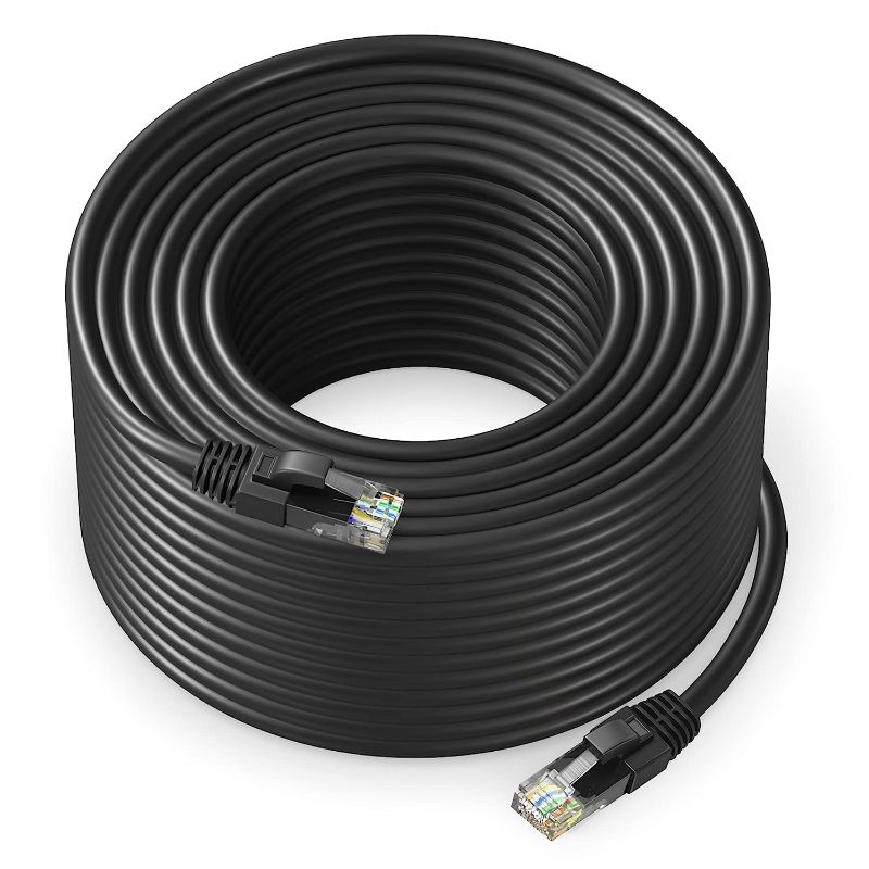 Photo 1 of Maximm Cat 6 Ethernet Cable 250 Ft, Cat6 Cable, LAN Cable, Internet Cable and Network Cable - UTP (Black)
