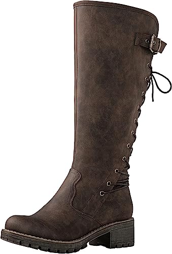 Photo 1 of GLOBALWIN Women's Lace Up Back Knee High Fashion Boots
size 7.5