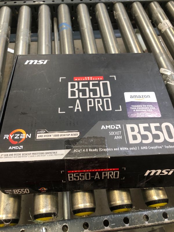 Photo 1 of MSI B550 -A PRO AMD RYEN 500 DESKTOP READY 3RD GEN 