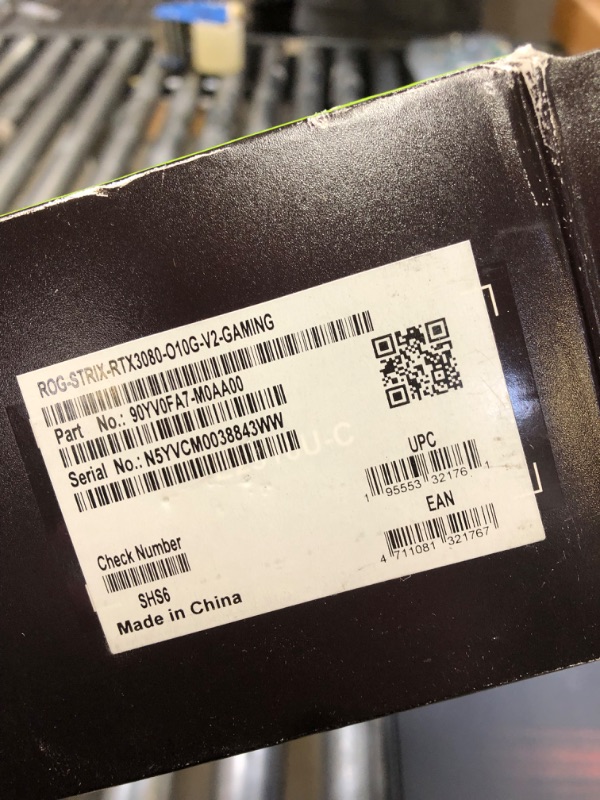 Photo 5 of ASUS ROG Strix NVIDIA GeForce RTX 3080 V2 OC Edition Gaming Graphics Card (PCIe 4.0, 10GB GDDR6X, LHR, HDMI 2.1, DisplayPort 1.4a, Axial-tech Fan Design, 2.9-Slot, Super Alloy Power II, GPU Tweak II) Graphic Card