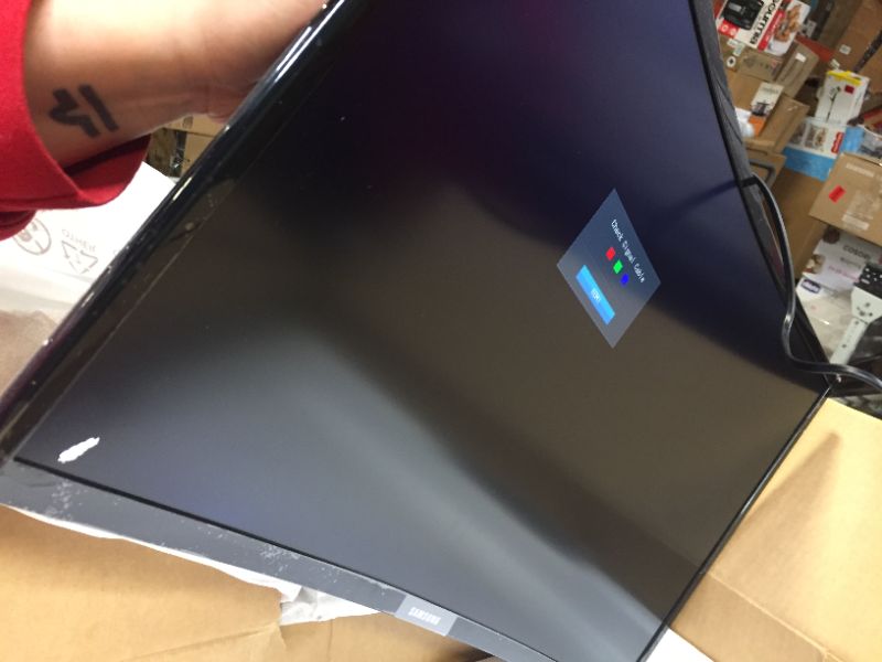 Photo 1 of SAMSUNG 27-Inch CF39 Series FHD 1080p Curved Computer Monitor, Ultra Slim Design, AMD FreeSync, 4ms response, HDMI, DisplayPort, VESA Compatible, Wide Viewing Angle (LC27F398FWNXZA), Black 27-inch Curved DP/HDMI/1-Yr Warranty