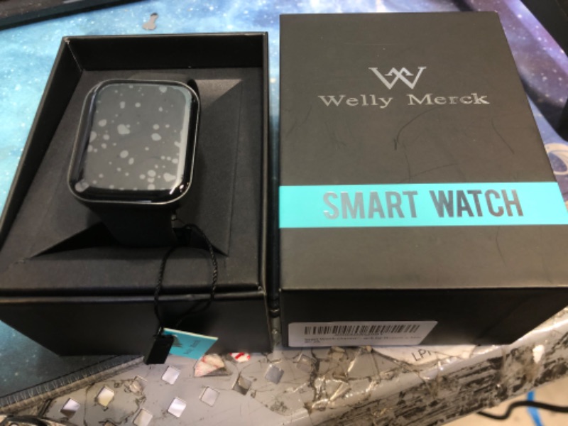 Photo 2 of Smart Watch (Answer/Make Call)?1.85" Full Screen Fitness Tracker for Android and iOS Phones with Call Blood Pressure Heart Rate Sleep Step Monitor?IP67 Waterproof?Smart Watch for Women & Men - UNABLE TO TEST 