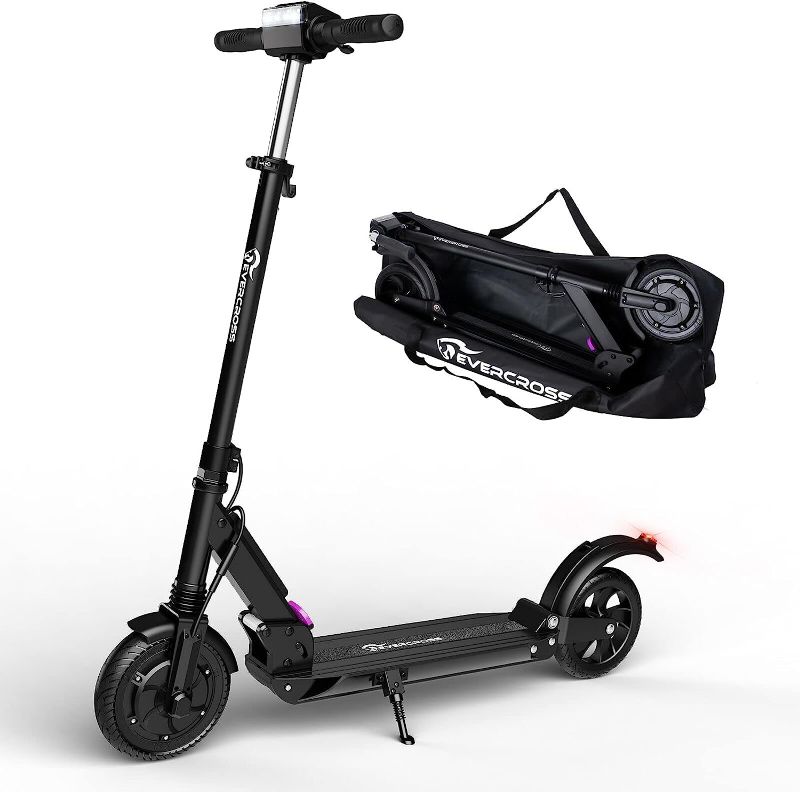 Photo 1 of EVERCROSS EV08E Electric Scooter, Electric Scooter for Adults with 8" Solid Tires & 350W Motor, Up to 19 Mph & 20 Miles Long-Range, 3 Speed Modes, Folding Electric Scooters for Adults Teenagers

