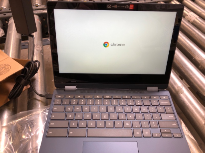 Photo 3 of Lenovo Chromebook Flex 3 11" Laptop, 11.6-Inch HD IPS Display, MediaTek MT8173C, 4GB RAM, 64GB Storage, Chrome OS, Blizzard White 11.6 Laptop Only Blizzard White