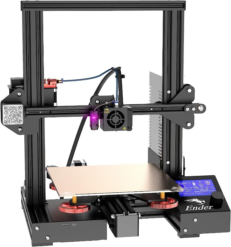 Photo 1 of Official Creality Ender 3 E 3D Printers, Ender 3 Pro Upgrade FDM 3D Printer with CR Touch Auto Leveling Bed, PEI Spring Steel Sheet Build Platform, Metal Extruder, Printing Size 220x220x250mm
