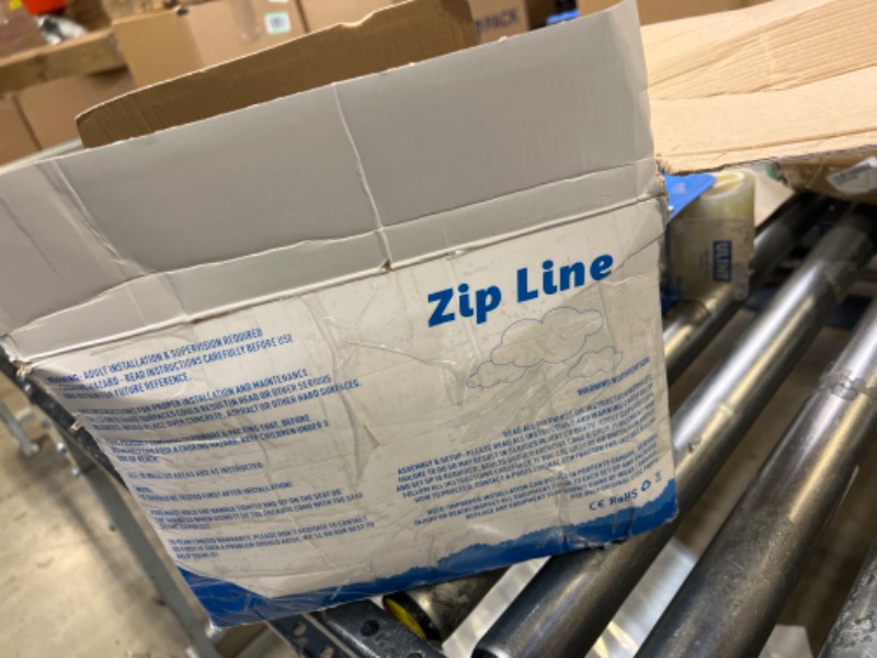 Photo 1 of CTSC 75FT 95FT 110FT 250FT Zipline Kit with Stainless Steel Spring Brake and Seat 150 FT