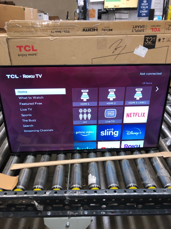 Photo 3 of TCL 32" Class 3-Series Full HD 1080p LED Smart Roku TV - 32S359,Black
