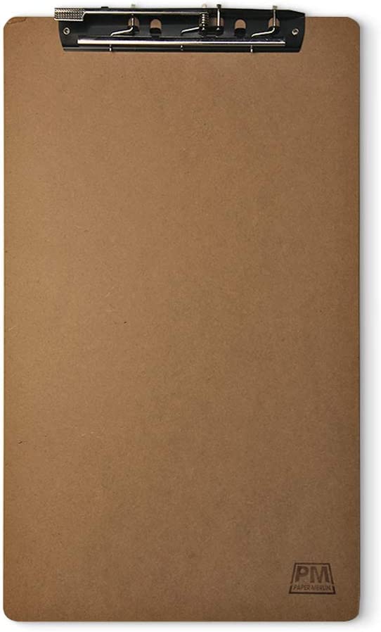 Photo 1 of Paper Merlin Ledger Clipboard 19'' x 11'' - MDF for 11x17 Legal Size Paper with Large Clip Extra Writing Space for Your Paper (3 pack 
