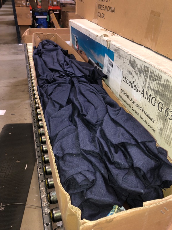 Photo 1 of EliteShade USA 10-Year-Non-Fading Sunumbrella 9Ft 3 Tiers Market Umbrella Patio Umbrella Outdoor Table Umbrella with Ventilation,Navy Blue Navy Blue 9ft